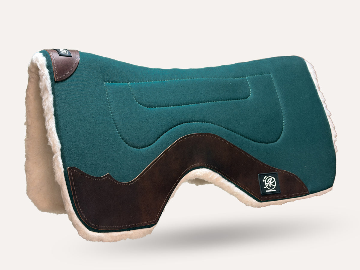 WorkPad Canvas | western path | Evergreen Dark leather