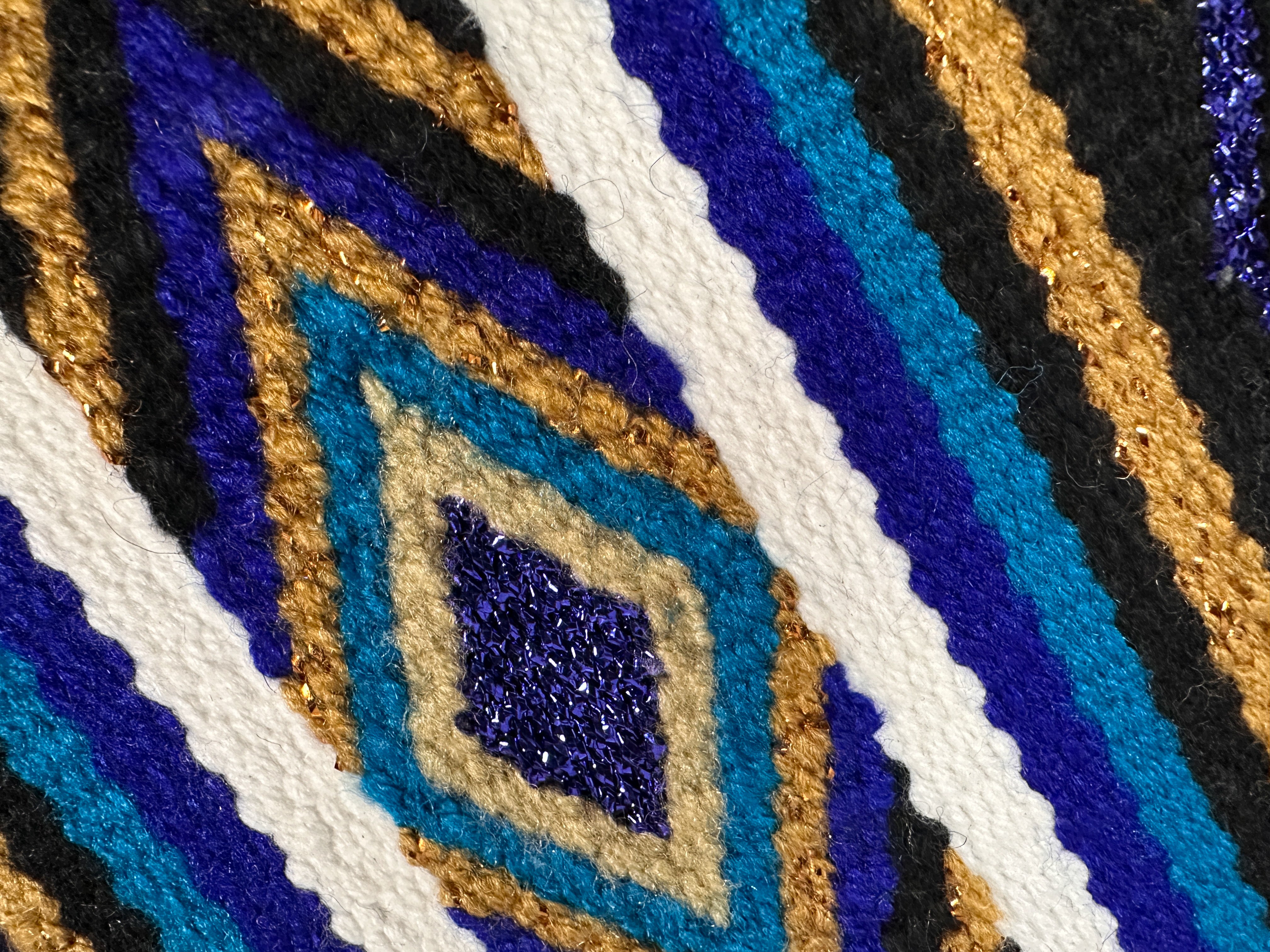 2in1 Show Pad | Ranch weave western | Blue