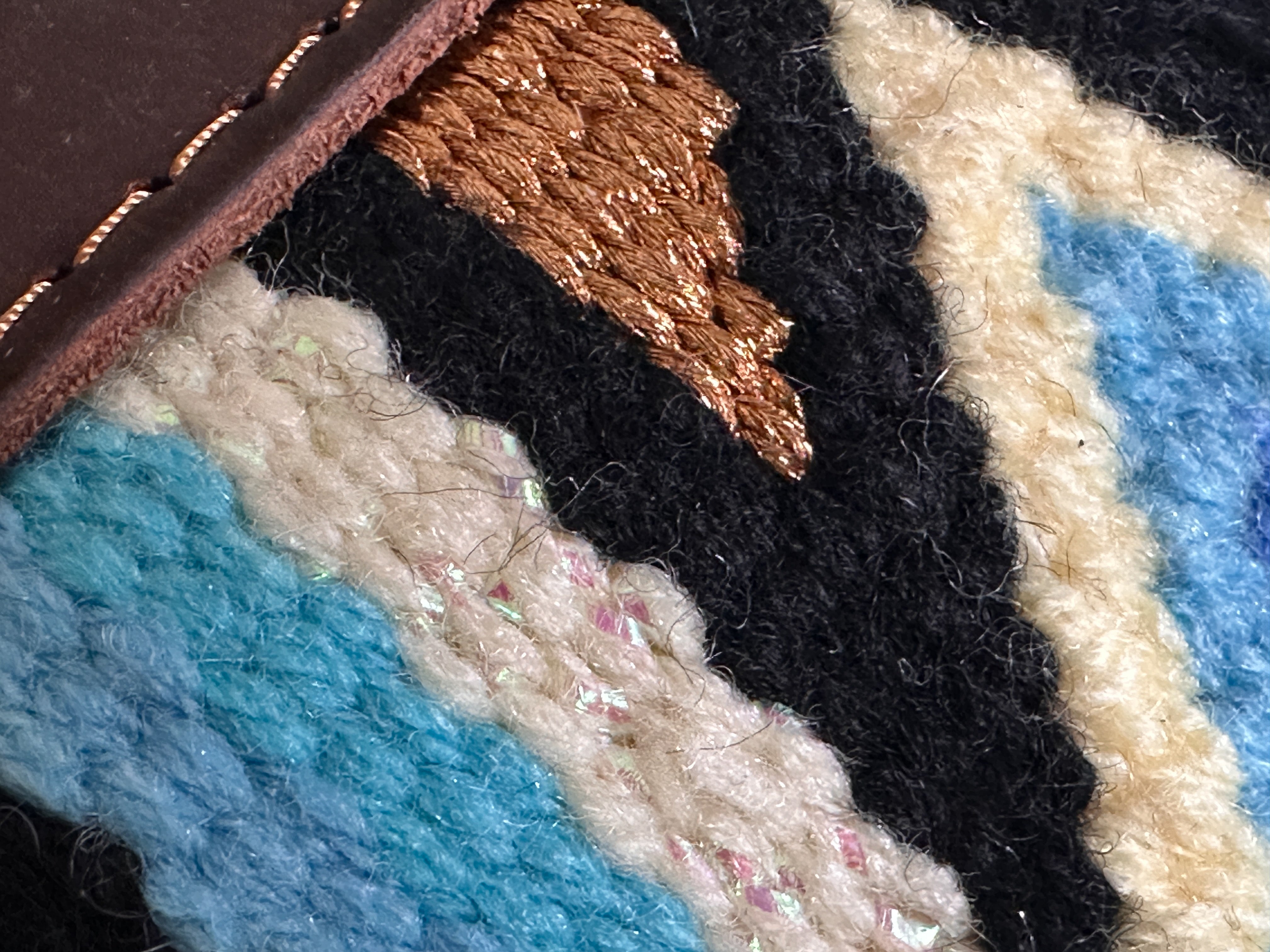 2in1 Show Pad | Ranch weave western | Light Blue