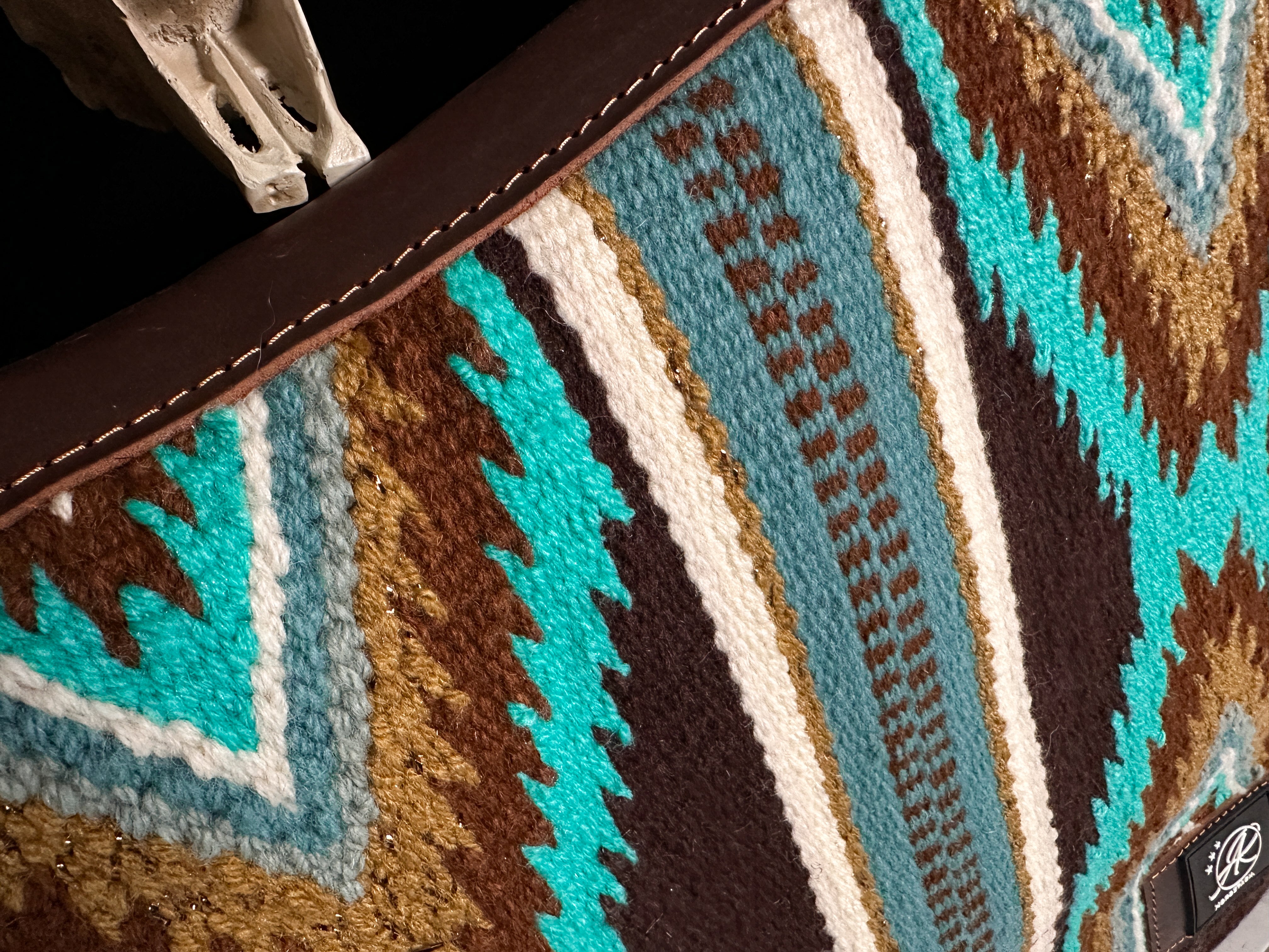 2in1 Show Pad | Blau &amp; Grau | Western
