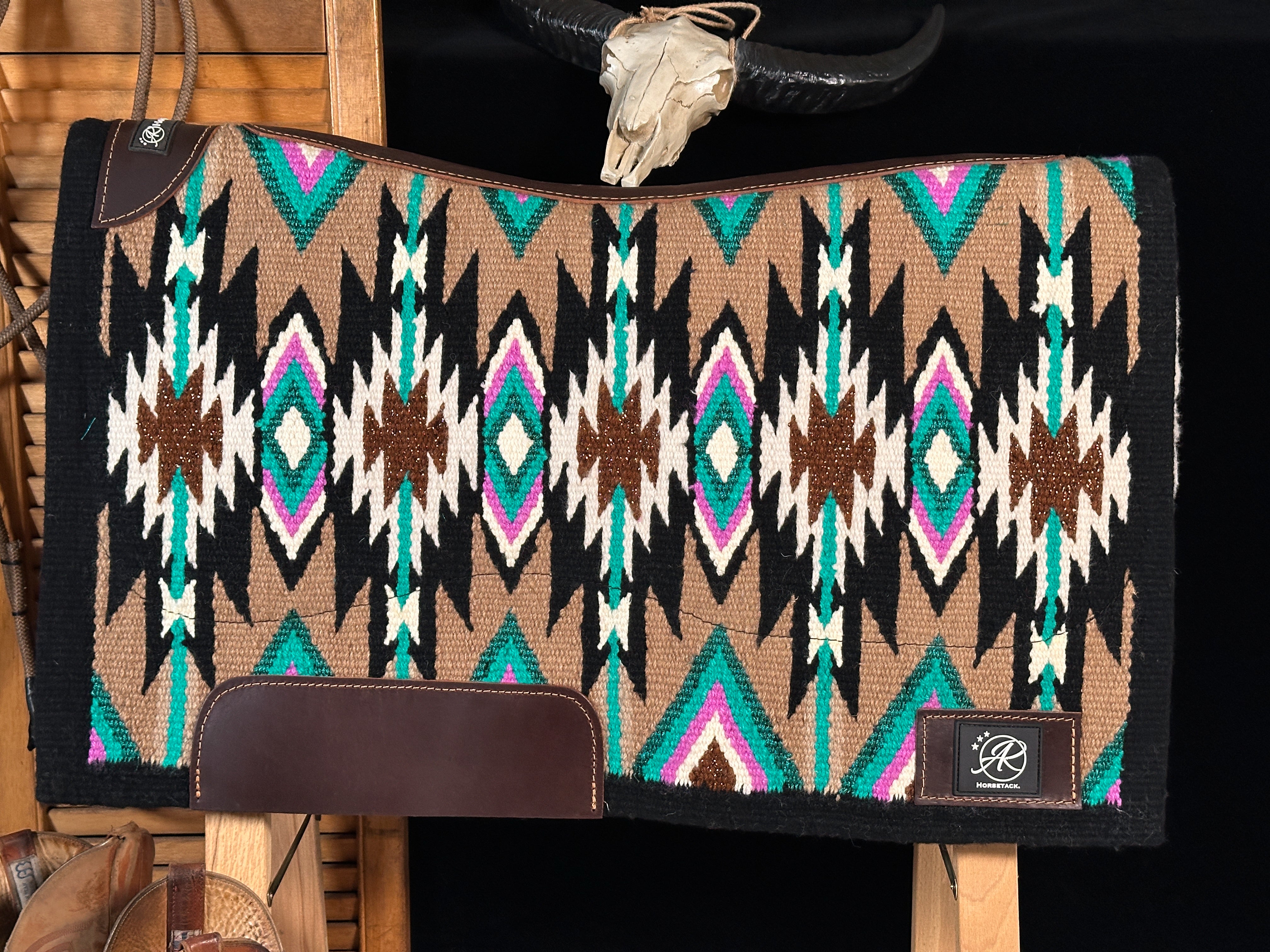 2in1 Show Pad | Blau &amp; Grau | Western