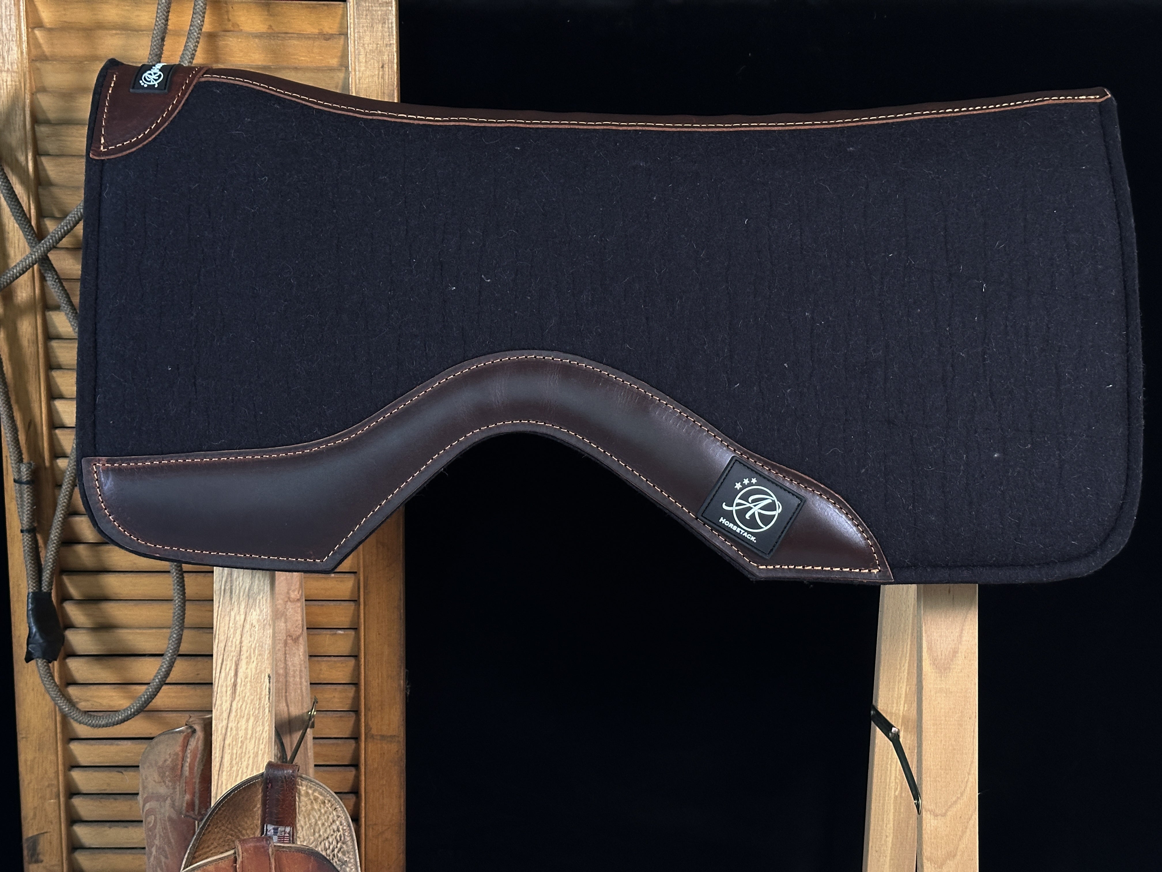 Basic Arbeitsunterlage | Wollfilz mit Neopren-Innenfutter | Schwarz
