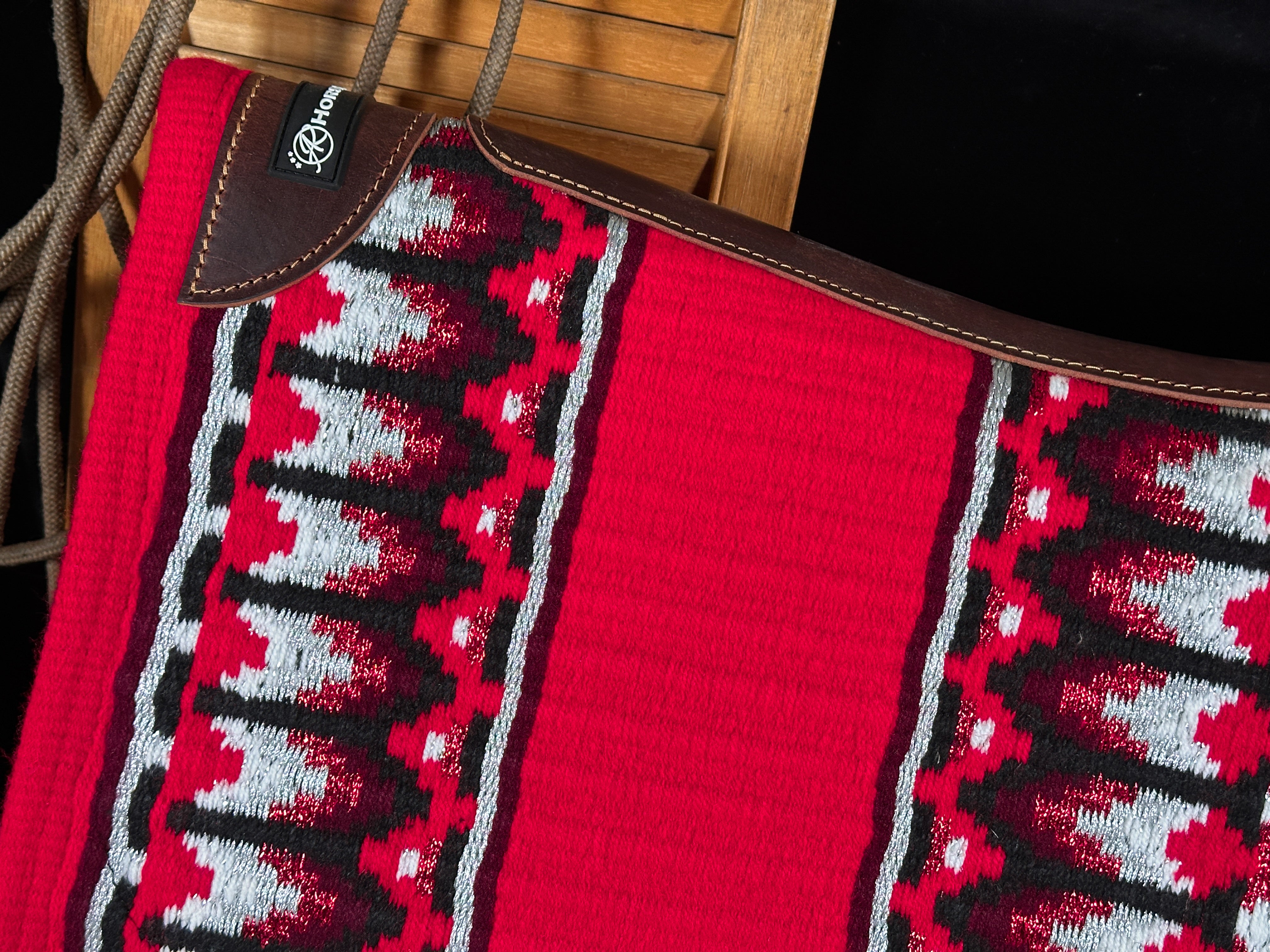 2in1 Show Pad | Show weave western | Red