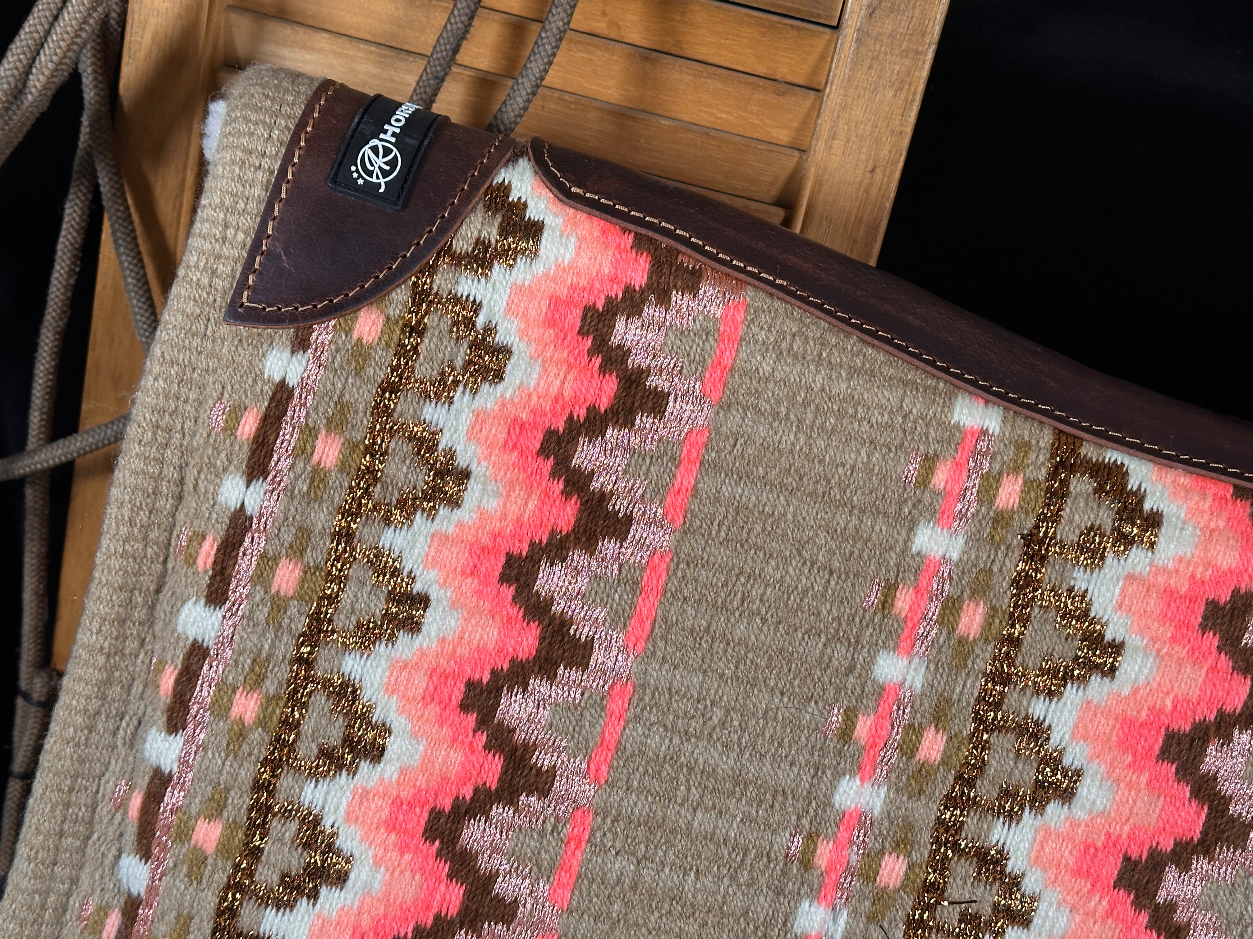 2in1 Show Pad | Show weave western | Flashy Pastel