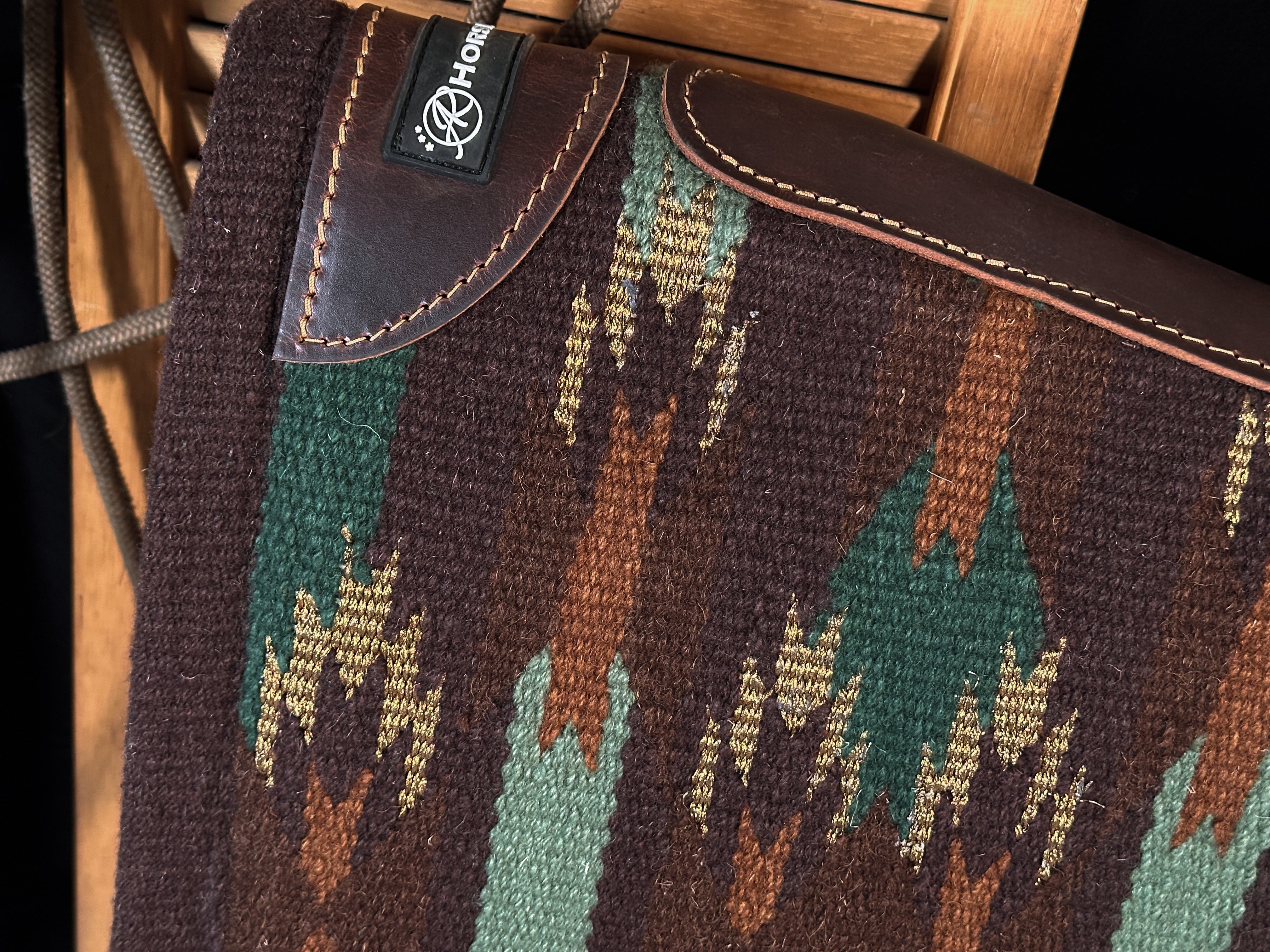 2in1 Show Pad | Blau &amp; Grau | Western