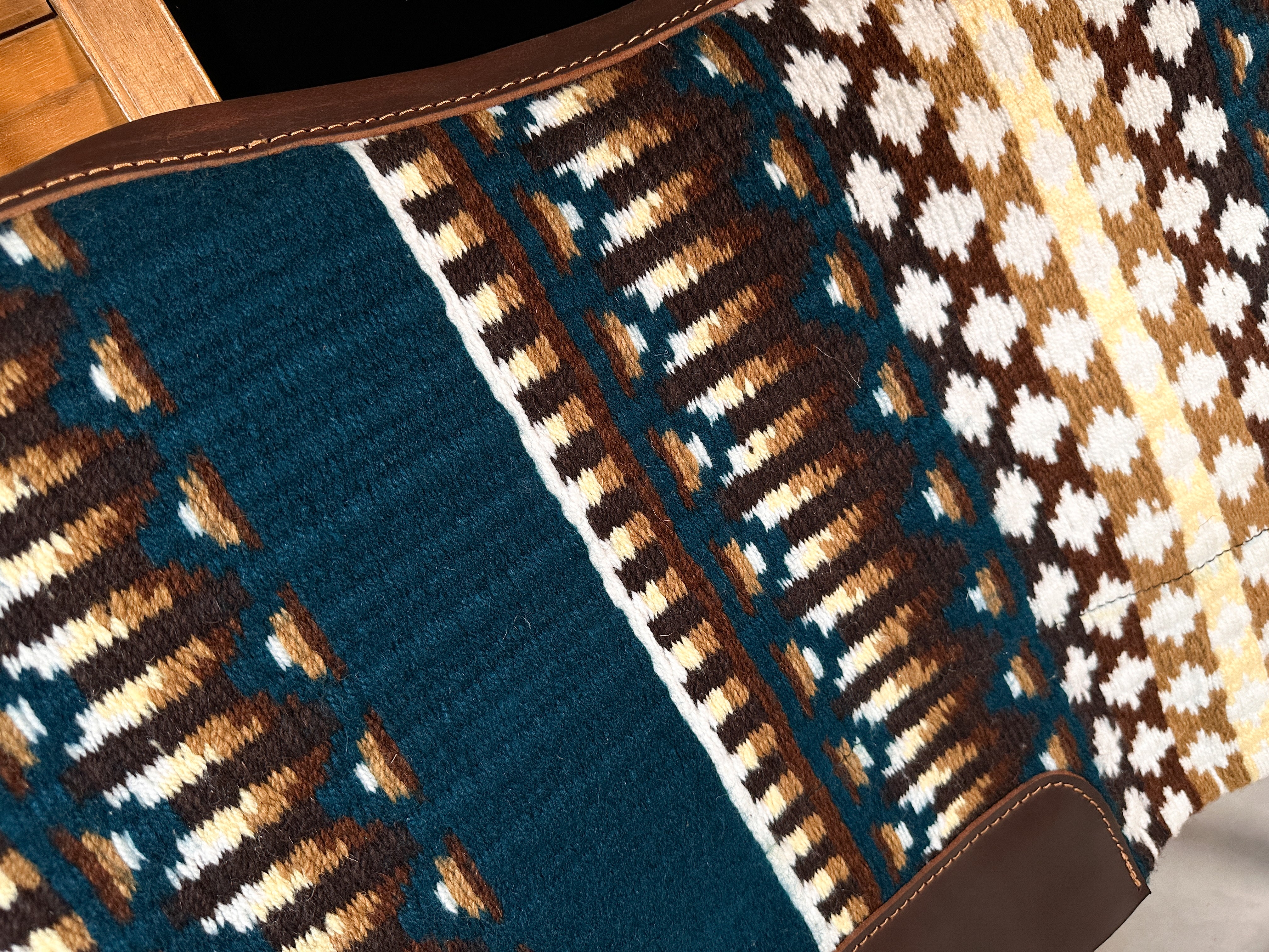 2in1 Show Pad | Blau &amp; Grau | Western