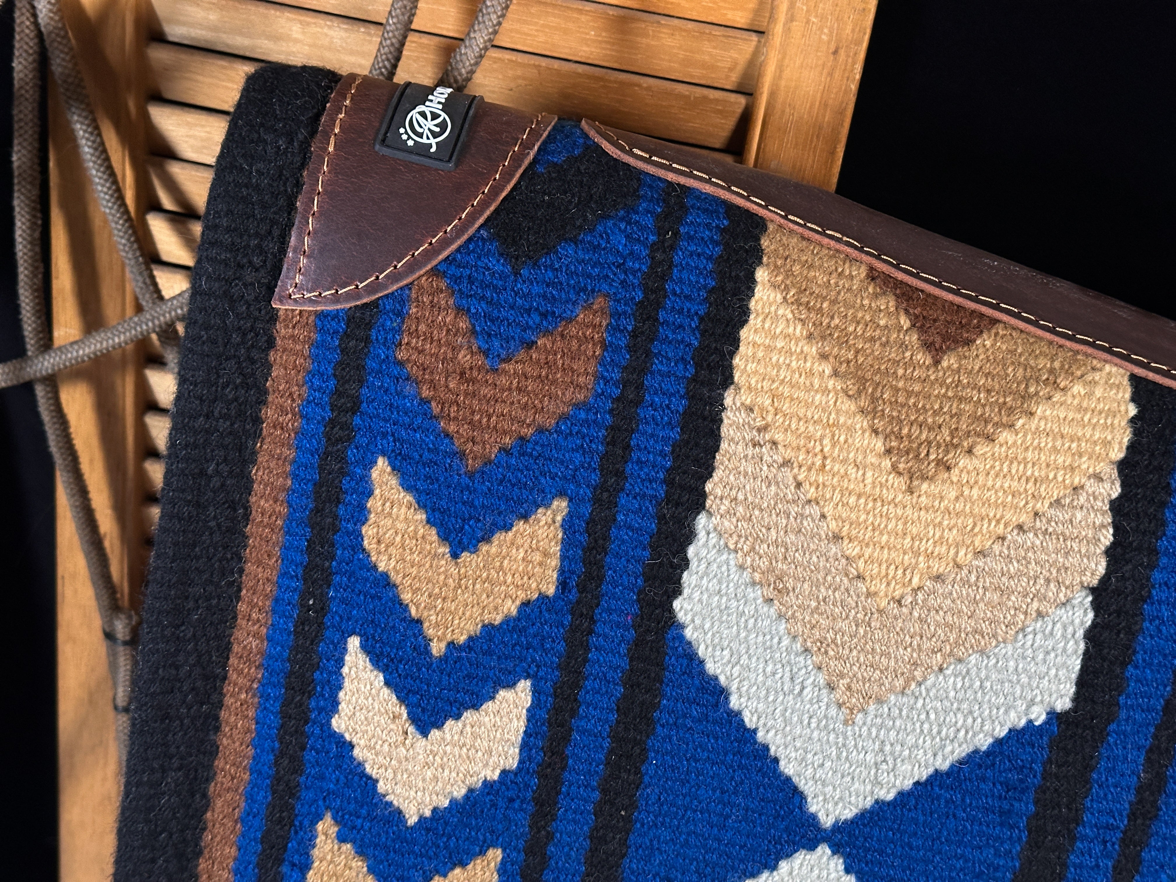 2in1 Show Pad | Blau &amp; Grau | Western